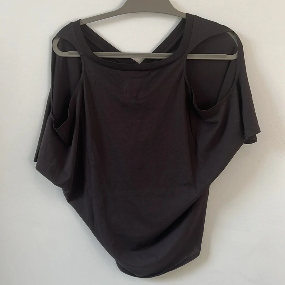 Chaser v neck cutout tee